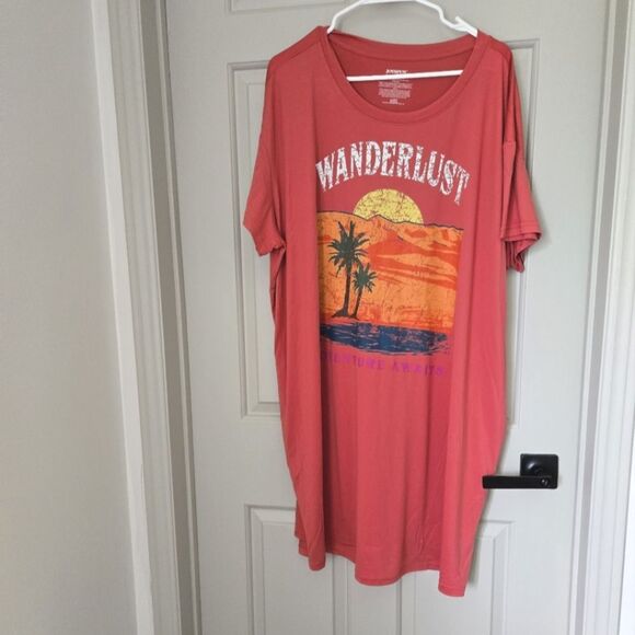 New Joyspun Graphic Tunic Plus Size 1 X - Picture 1 of 3